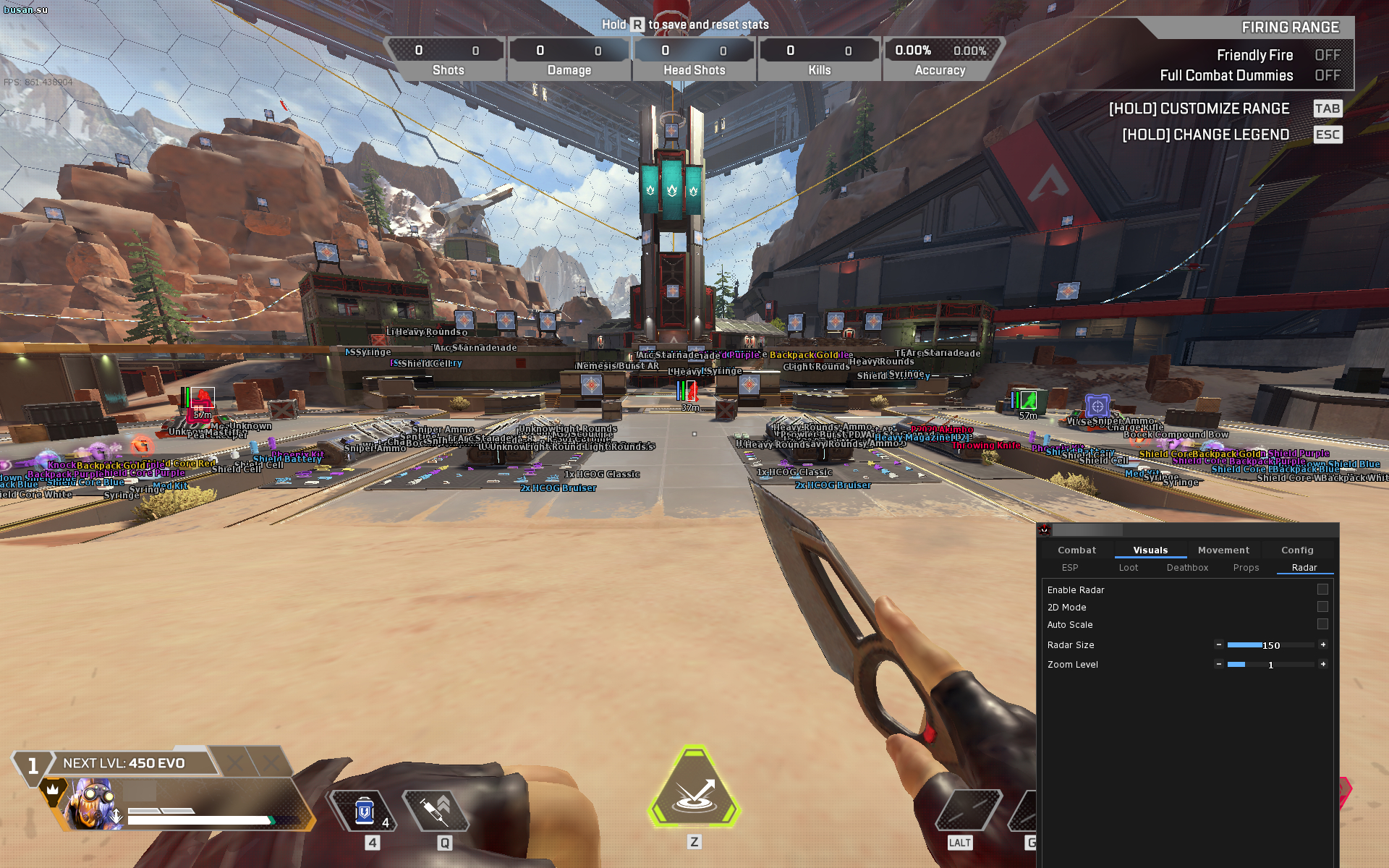 Apex Legends ESP and Radar Features